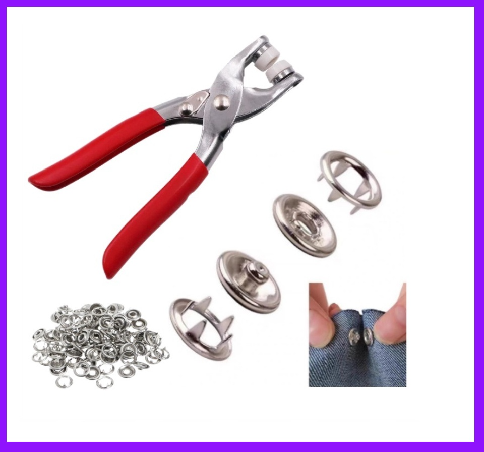 Snap Button Pliers Snap Pliers Fastener Press WithFree Bottons