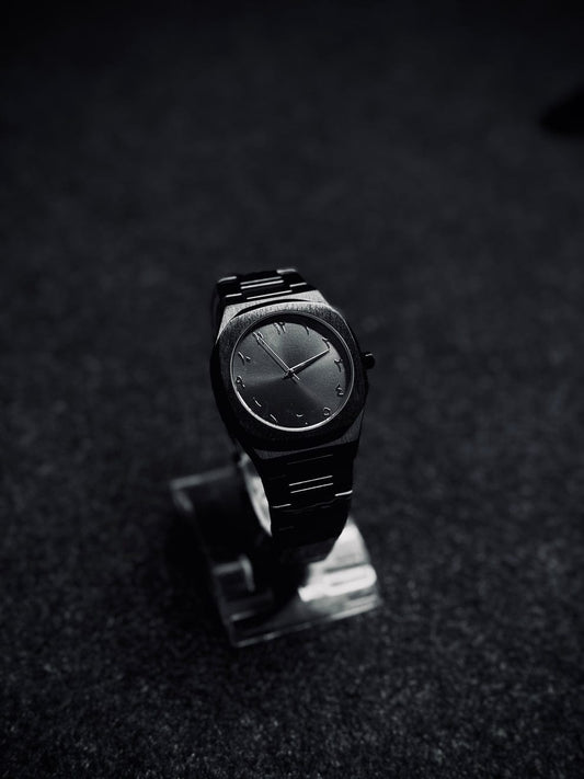 Black Aura Watch Metalic(Stainless Steel)