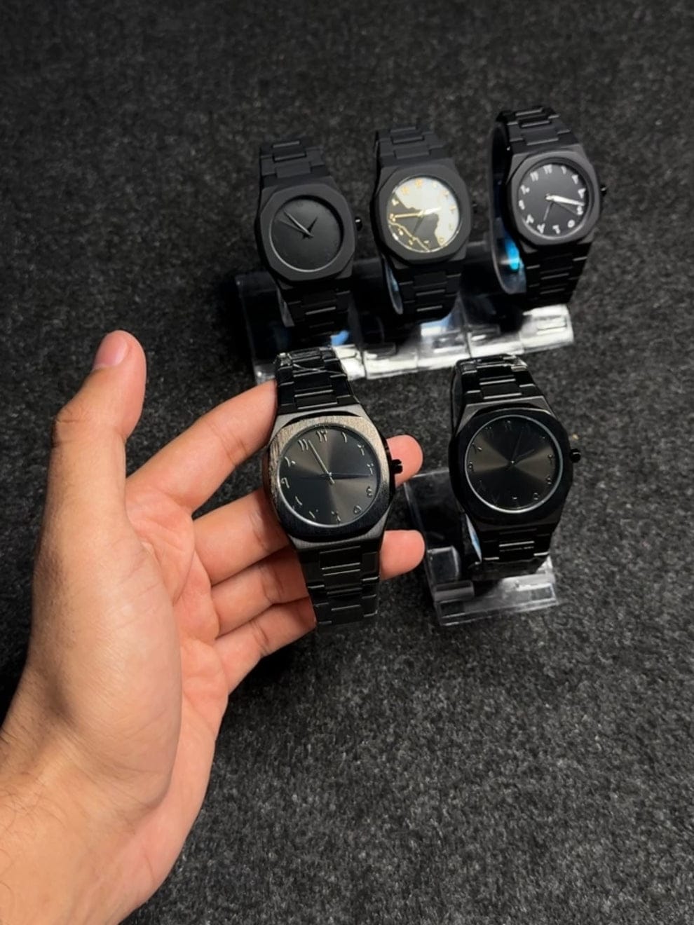 Black Aura Watch Metalic(Stainless Steel)