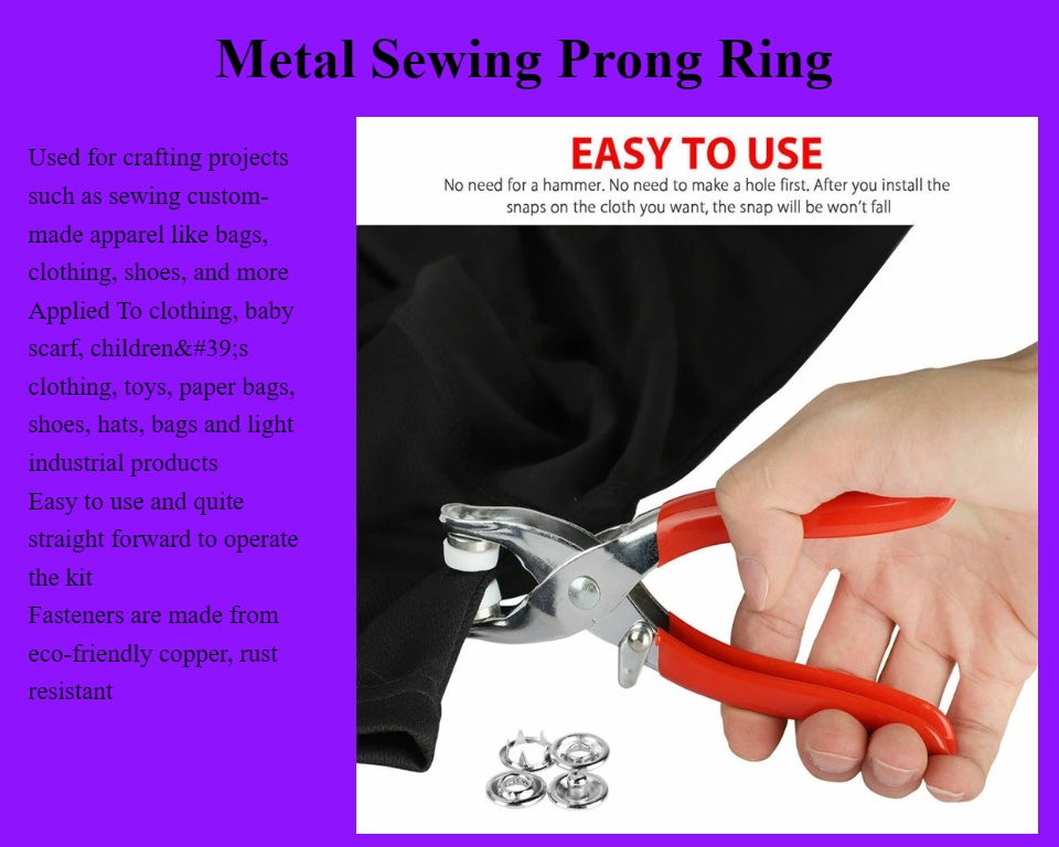 Snap Button Pliers Snap Pliers Fastener Press WithFree Bottons