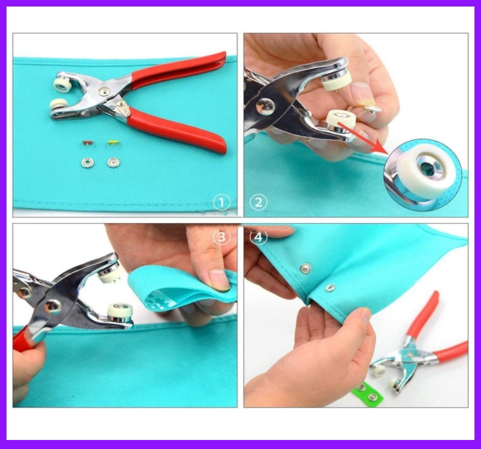 Snap Button Pliers Snap Pliers Fastener Press WithFree Bottons